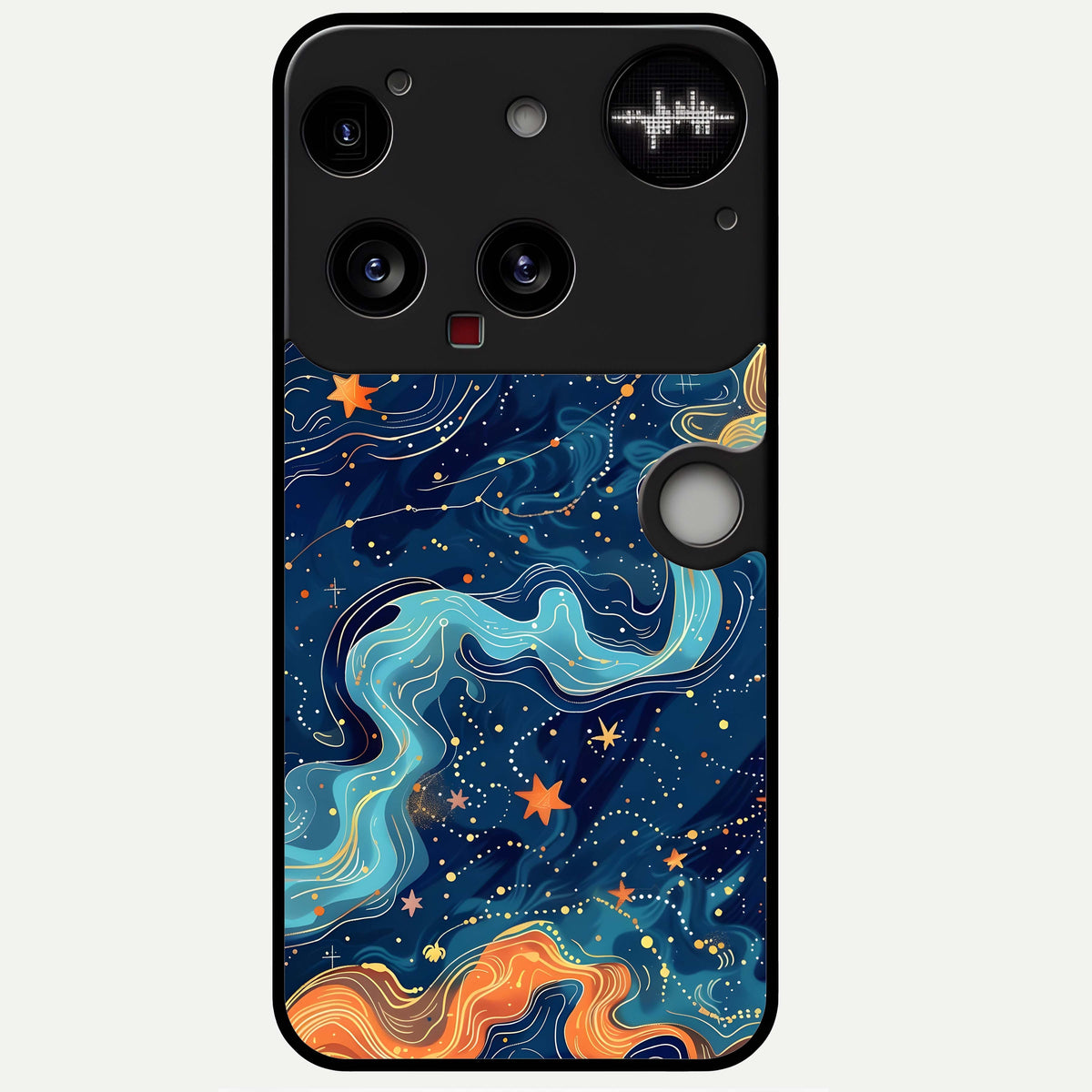  Celestial Dream Flow Glass Case For Nothing Phone 3 back cover – full design glossy printed glass finish