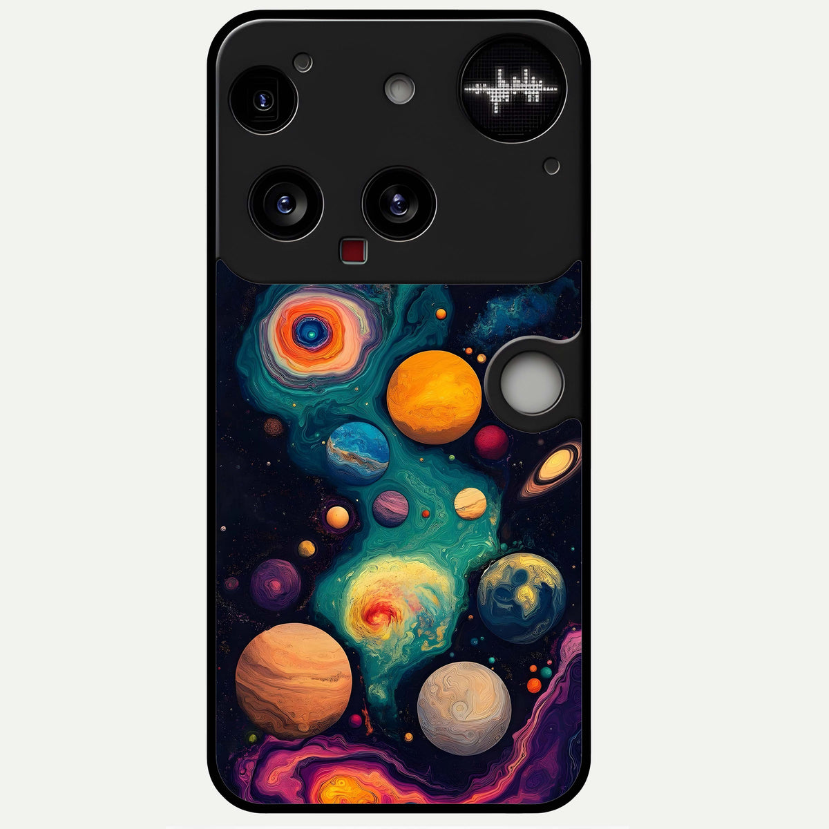  Cosmic Planet Journey Glass Case For Nothing Phone 3 back cover – full design glossy printed glass finish
