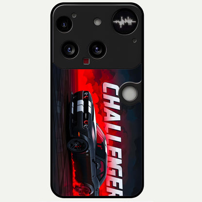  Crimson Challenger Fury Glass Case For Nothing Phone 3 back cover – full design glossy printed glass finish