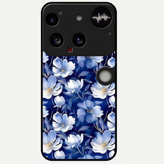  Cute Floral Patterns Glass Case For Nothing Phone 3 back cover – full design glossy printed glass finish