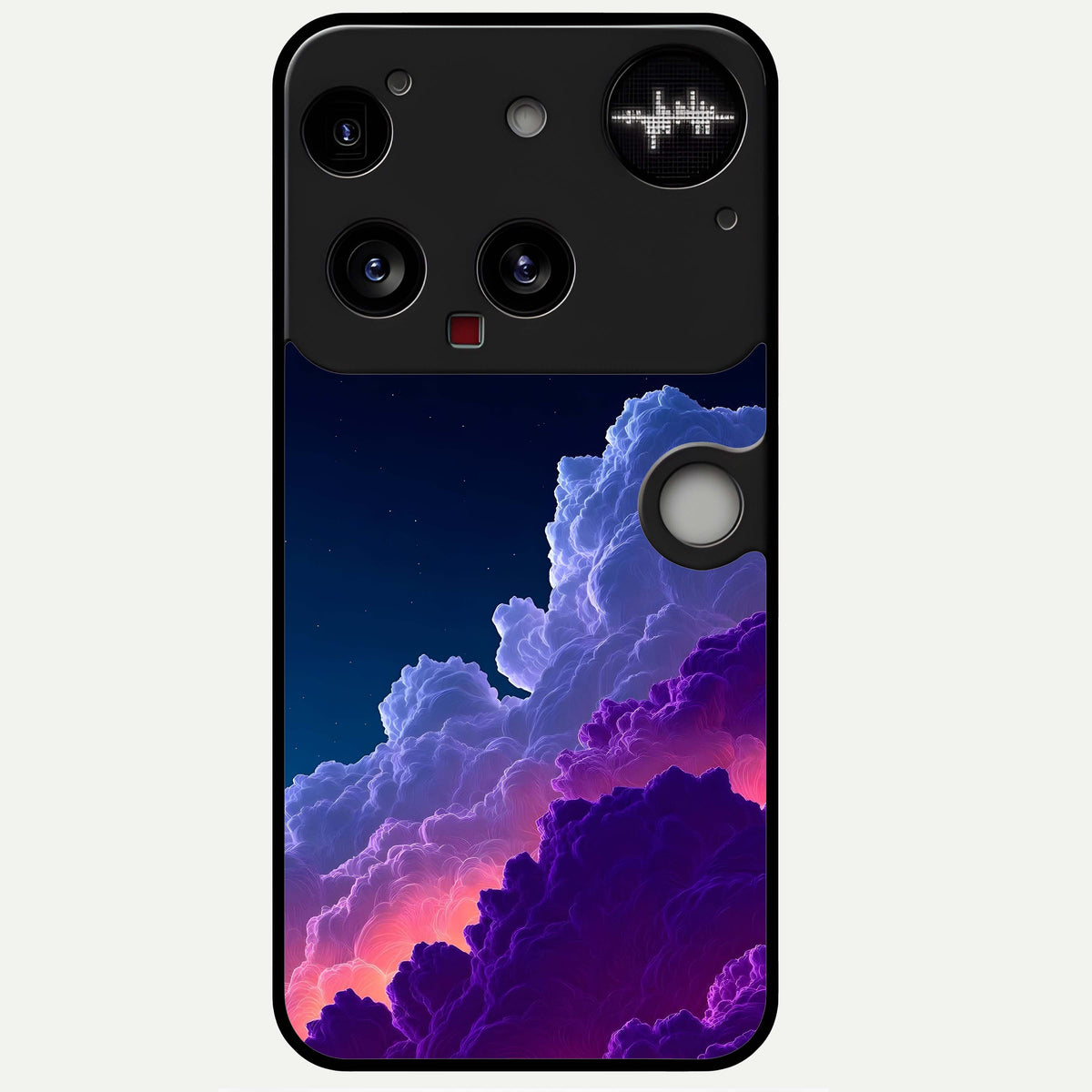  Dreamy Cloud Skies Glass Case For Nothing Phone 3 back cover – full design glossy printed glass finish