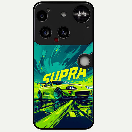 Electric Supra Thunder Glass Case For Nothing Phone 3 back cover – full design glossy printed glass finish