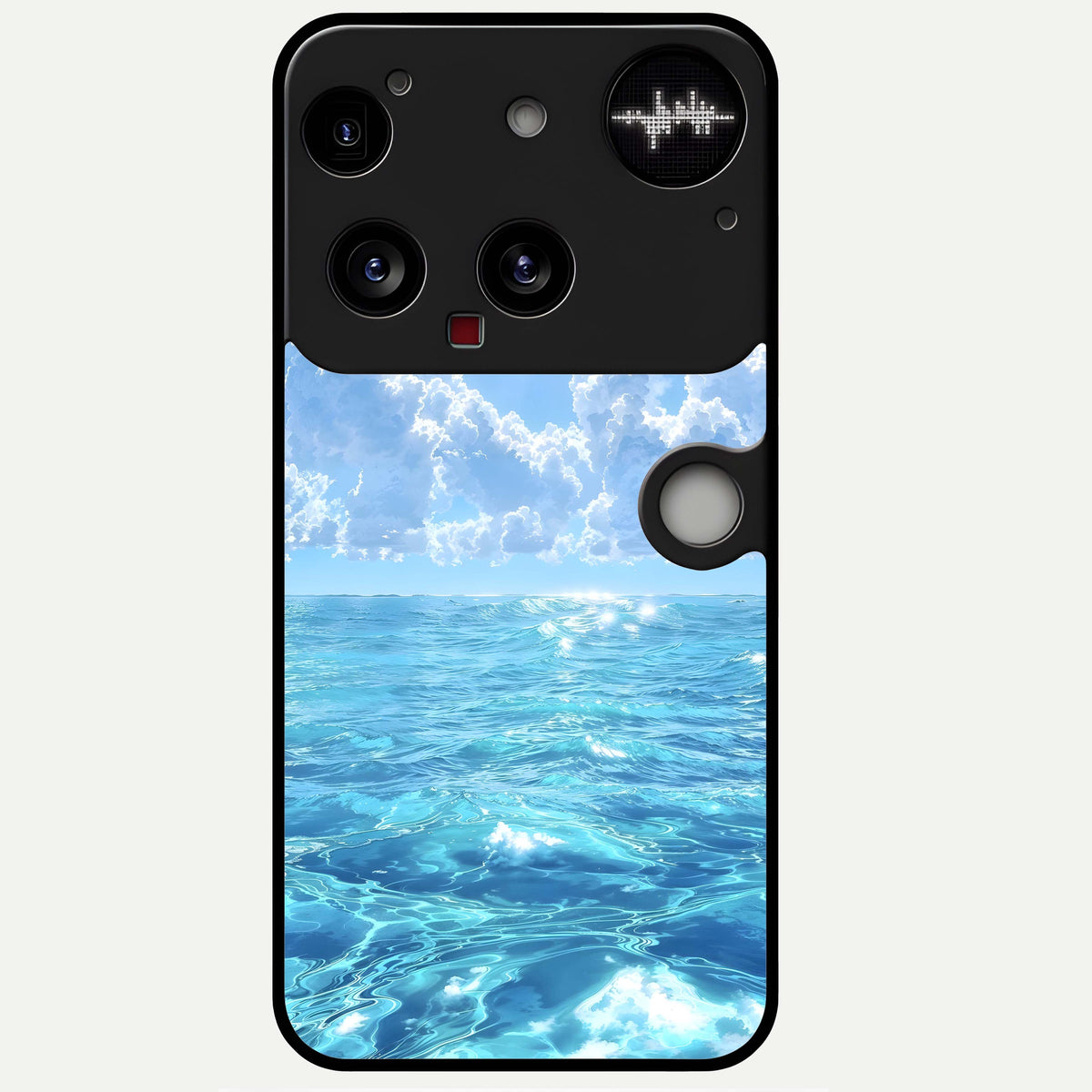  Endless Ocean Horizon Glass Case For Nothing Phone 3 back cover – full design glossy printed glass finish