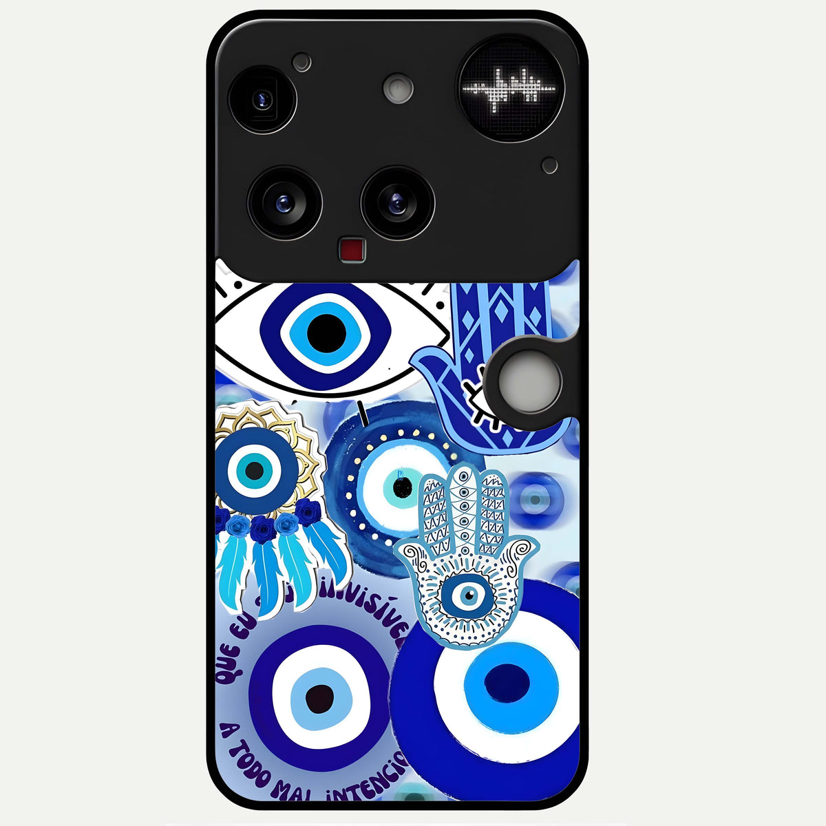  Evil Eyes Dream Glass Case For Nothing Phone 3 back cover – full design glossy printed glass finish
