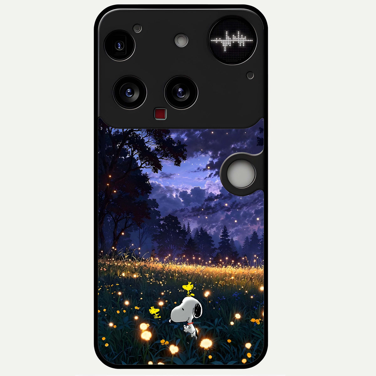  Firefly Meadow Magic Glass Case For Nothing Phone 3 back cover – full design glossy printed glass finish