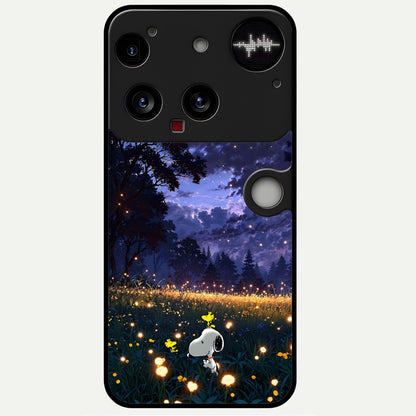  Firefly Meadow Magic Glass Case For Nothing Phone 3 back cover – full design glossy printed glass finish