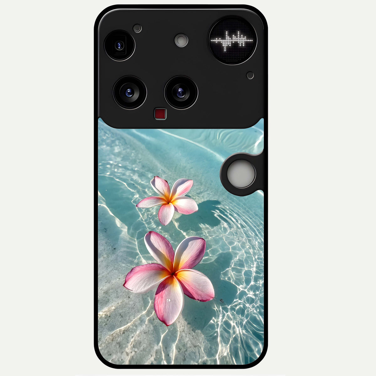  Floating Bloom Bliss Glass Case For Nothing Phone 3 back cover – full design glossy printed glass finish