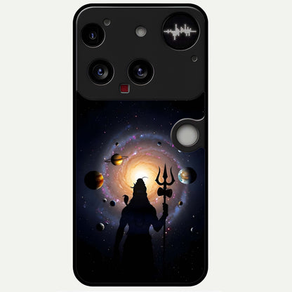  Galactic Shiva Vision Glass Case For Nothing Phone 3 back cover – full design glossy printed glass finish