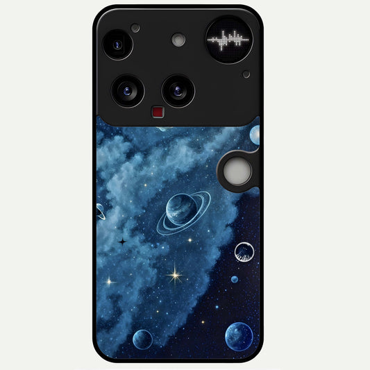  Galaxy Dream Space Glass Case For Nothing Phone 3 back cover – full design glossy printed glass finish