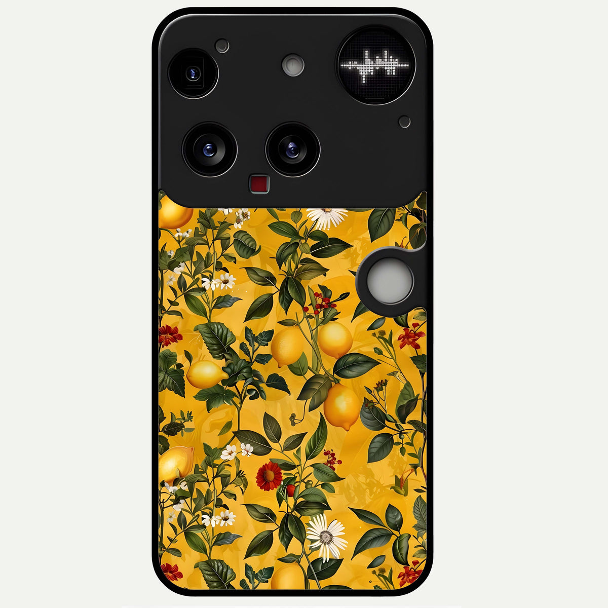  Golden Lemon Field Glass Case For Nothing Phone 3 back cover – full design glossy printed glass finish