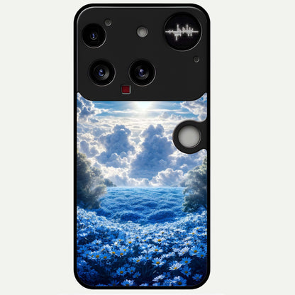  Heavenly Daisy Horizon Glass Case For Nothing Phone 3 back cover – full design glossy printed glass finish