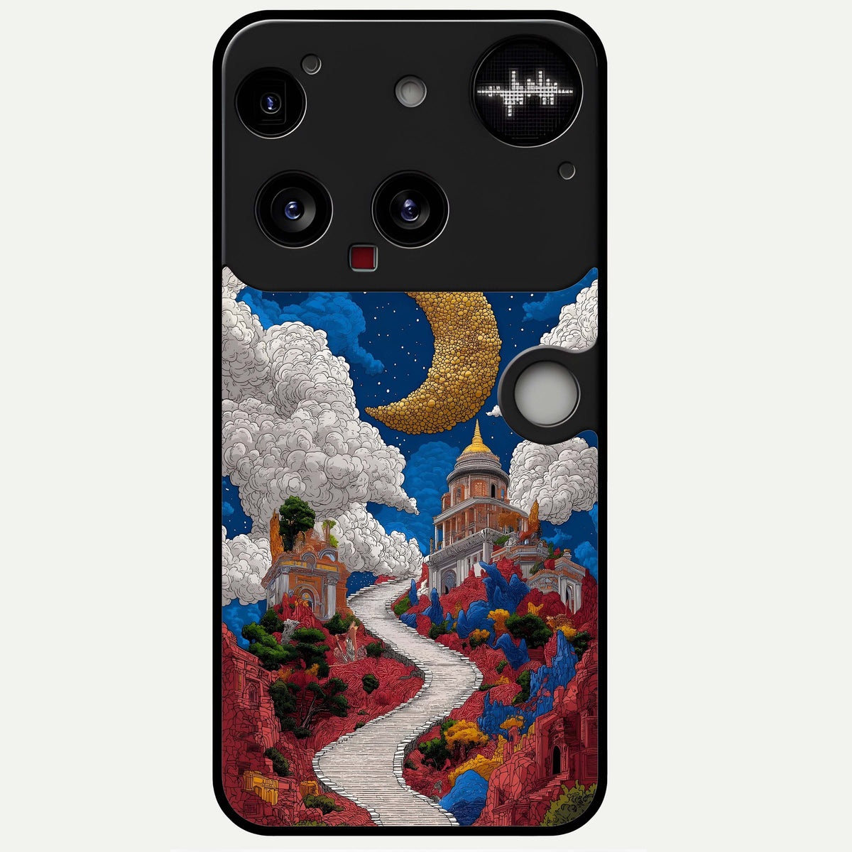  Heavenly Moon Path Glass Case For Nothing Phone 3 back cover – full design glossy printed glass finish