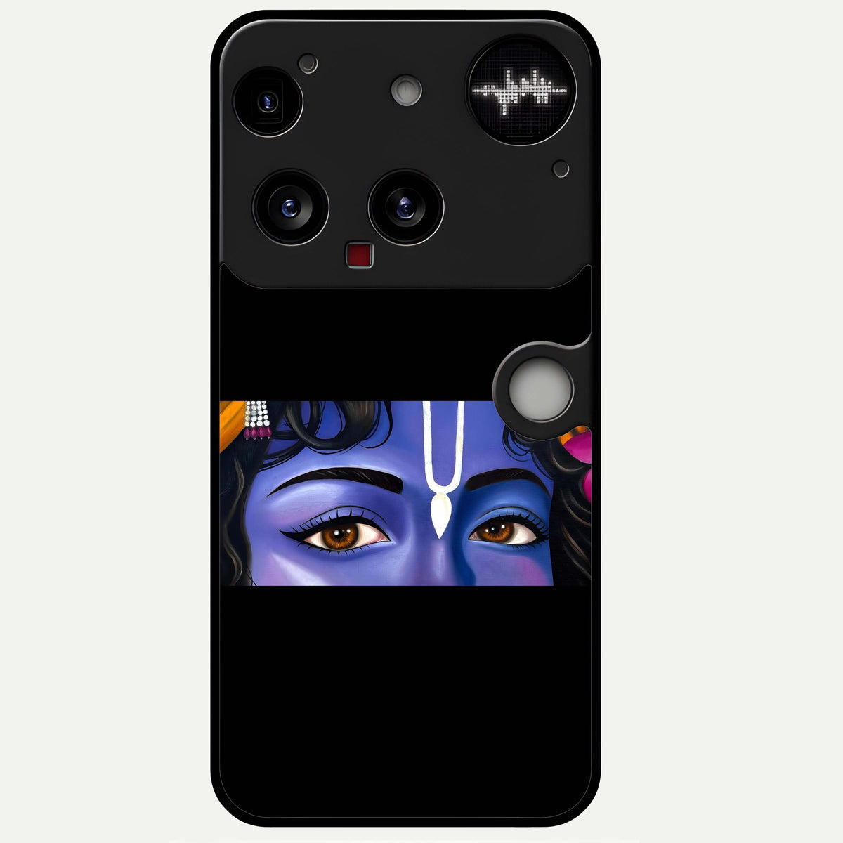  Krishna Eye Glass Case For Nothing Phone 3 back cover – full design glossy printed glass finish