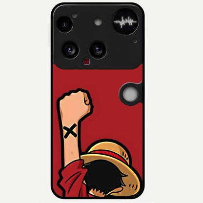  Luffy X Spirit Glass Case For Nothing Phone 3 back cover – full design glossy printed glass finish