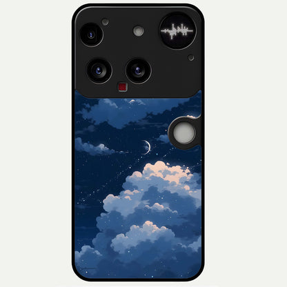 Moon Dream Haze Glass Case For Nothing Phone 3 back cover – full design glossy printed glass finish