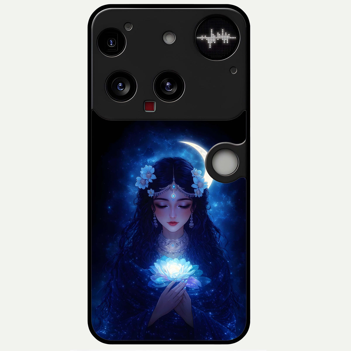  Mystic Moon Queen Glass Case For Nothing Phone 3 back cover – full design glossy printed glass finish