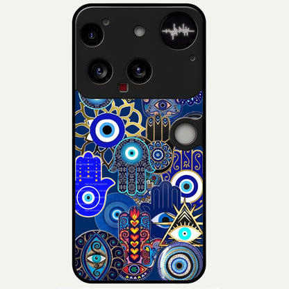  Mystic Palm Guard Glass Case For Nothing Phone 3 back cover – full design glossy printed glass finish