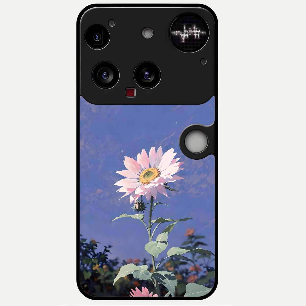  Pink Shells Outline Glass Case For Nothing Phone 3 back cover – full design glossy printed glass finish