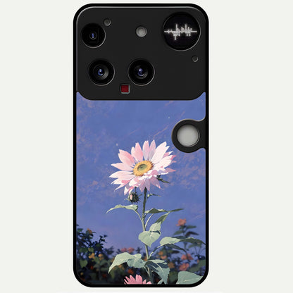  Pink Shells Outline Glass Case For Nothing Phone 3 back cover – full design glossy printed glass finish