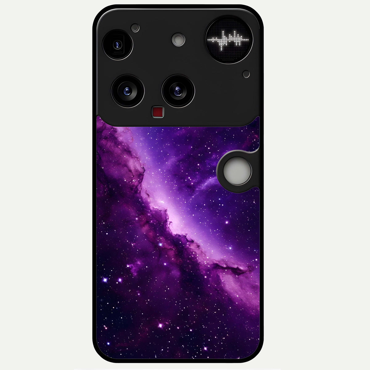  Purple Shade Sky Glass Case For Nothing Phone 3 back cover – full design glossy printed glass finish