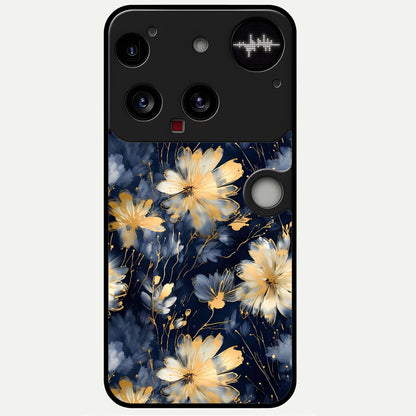  Royal Petal Dream Glass Case For Nothing Phone 3 back cover – full design glossy printed glass finish