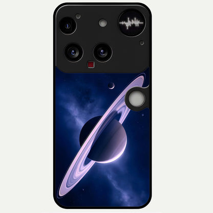  Saturn Ring Mystique Glass Case For Nothing Phone 3 back cover – full design glossy printed glass finish