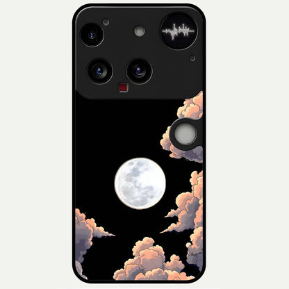  Shade Cloud Moon Glass Case For Nothing Phone 3 back cover – full design glossy printed glass finish