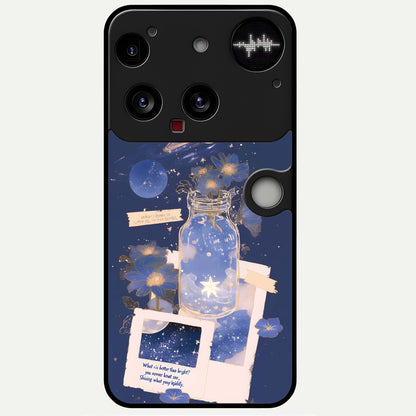  Starlit Cosmic Jar Glass Case For Nothing Phone 3 back cover – full design glossy printed glass finish