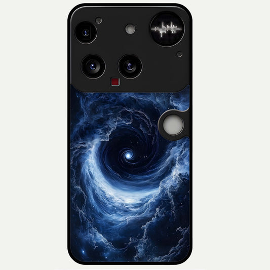  Stunning Galaxy Glass Case For Nothing Phone 3 back cover – full design glossy printed glass finish