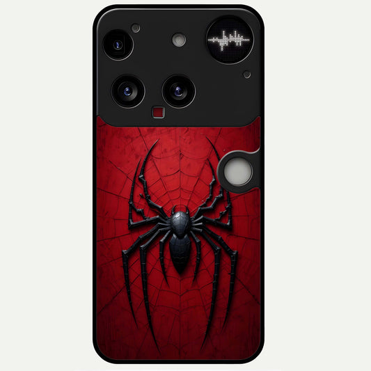  Superhero Web Emblem Glass Case For Nothing Phone 3 back cover – full design glossy printed glass finish
