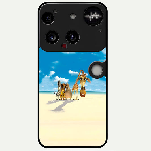  Tropical Fun Squad Glass Case For Nothing Phone 3 back cover – full design glossy printed glass finish