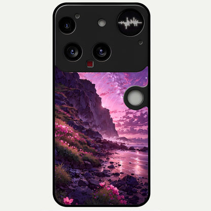  Twilight Blossom Coast Glass Case For Nothing Phone 3 back cover – full design glossy printed glass finish