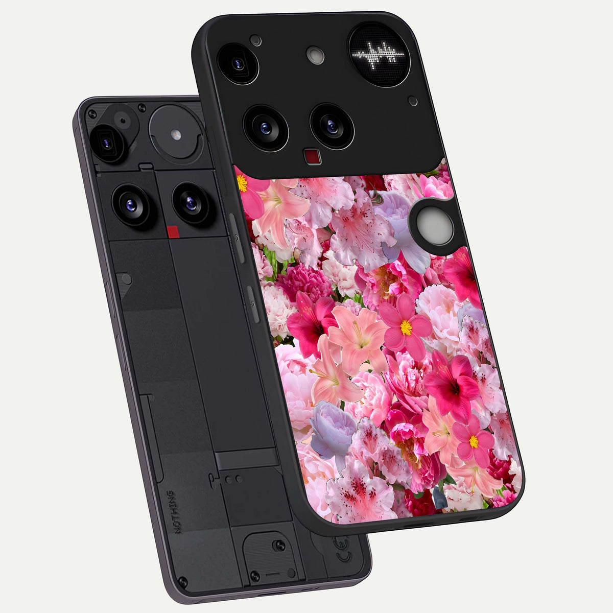  Bloom Crush Fantasy phone case For Nothing Phone 3 showing premium glass back cover with detailed artwork
