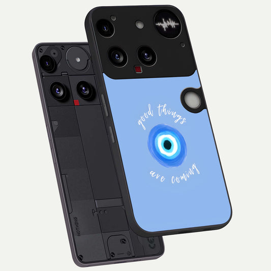  Bright Future Ahead phone case For Nothing Phone 3 showing premium glass back cover with detailed artwork
