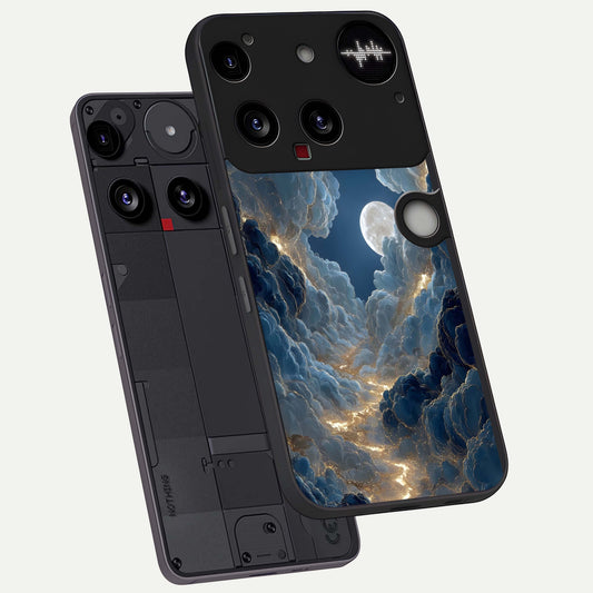  Celestial Cloud Road phone case For Nothing Phone 3 showing premium glass back cover with detailed artwork
