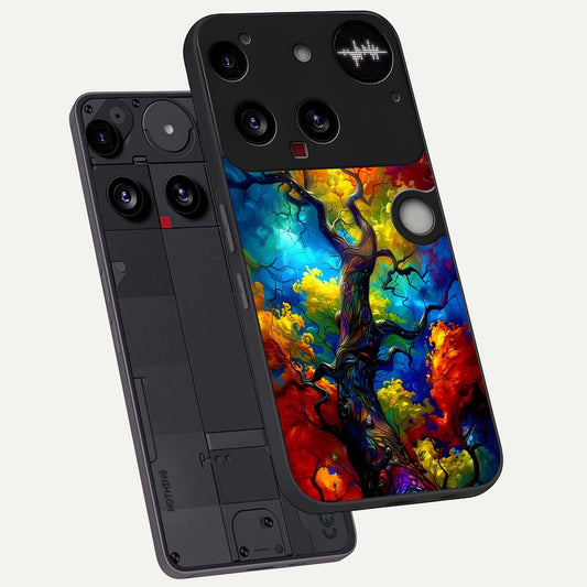  Colorful Soda Bottles phone case For Nothing Phone 3 showing premium glass back cover with detailed artwork