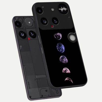  Crimson All Planets phone case For Nothing Phone 3 showing premium glass back cover with detailed artwork