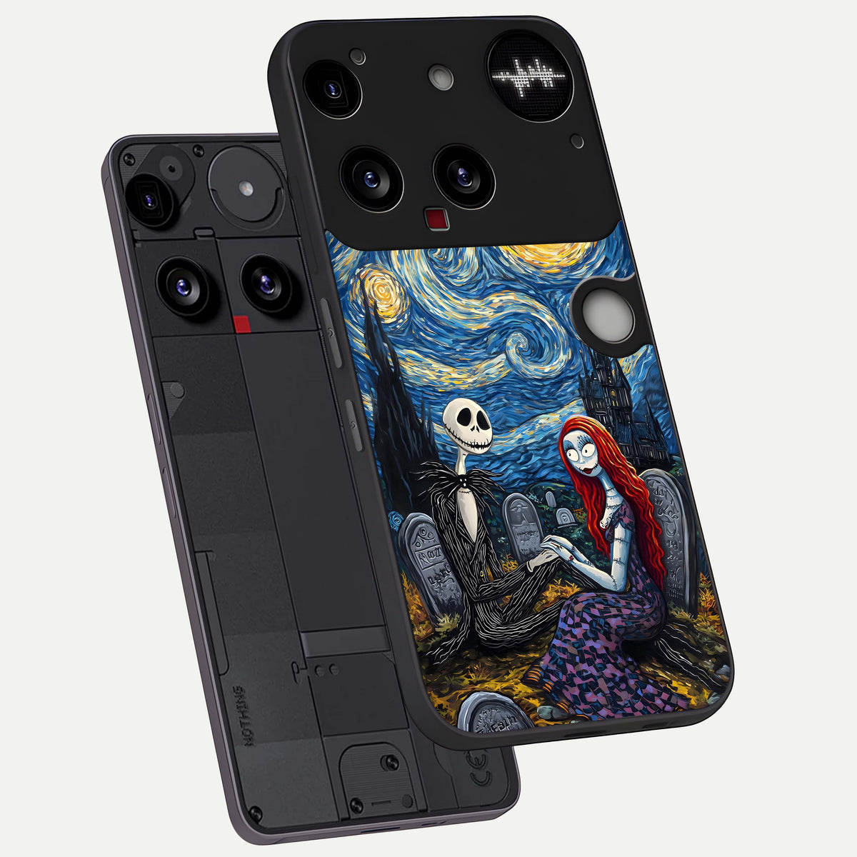  Eternal Night Love phone case For Nothing Phone 3 showing premium glass back cover with detailed artwork