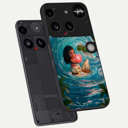  Heart of Ocean phone case For Nothing Phone 3 showing premium glass back cover with detailed artwork