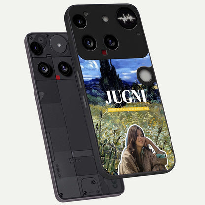 Jugni Soul Vibes phone case For Nothing Phone 3 showing premium glass back cover with detailed artwork