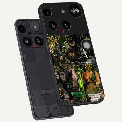  Mystic Woods Secret phone case For Nothing Phone 3 showing premium glass back cover with detailed artwork