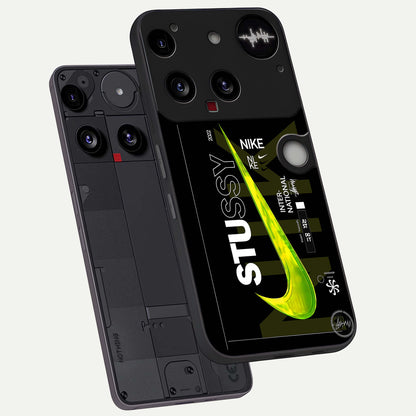  Neon Street Edition phone case For Nothing Phone 3 showing premium glass back cover with detailed artwork