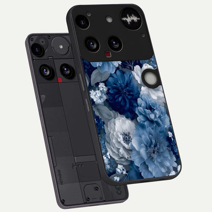  Royal Bloom Garden phone case For Nothing Phone 3 showing premium glass back cover with detailed artwork