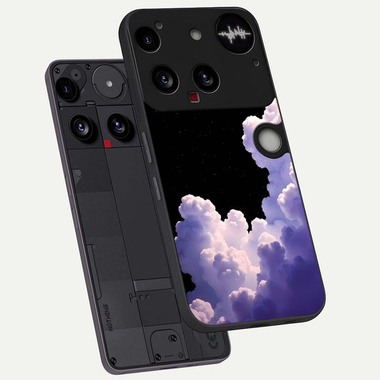  Starlit Night Whispers phone case For Nothing Phone 3 showing premium glass back cover with detailed artwork