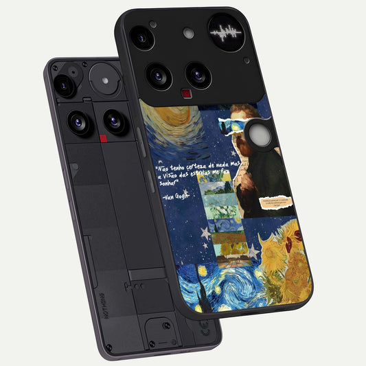  Starry Dream Vision phone case For Nothing Phone 3 showing premium glass back cover with detailed artwork