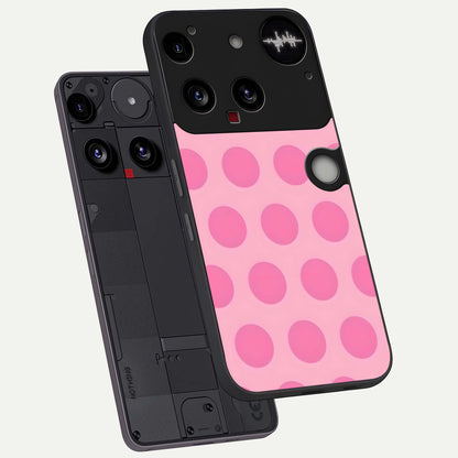  Sweet Dot Dreams phone case For Nothing Phone 3 showing premium glass back cover with detailed artwork
