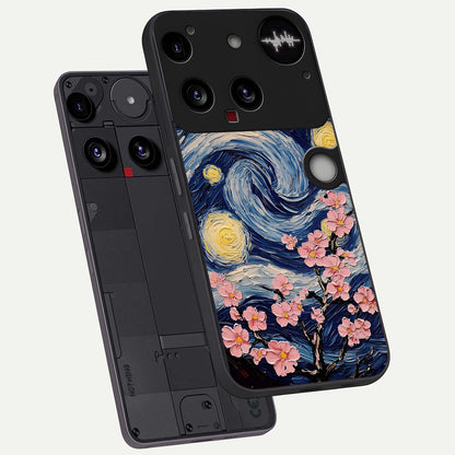  Van Gogh Scenery phone case For Nothing Phone 3 showing premium glass back cover with detailed artwork