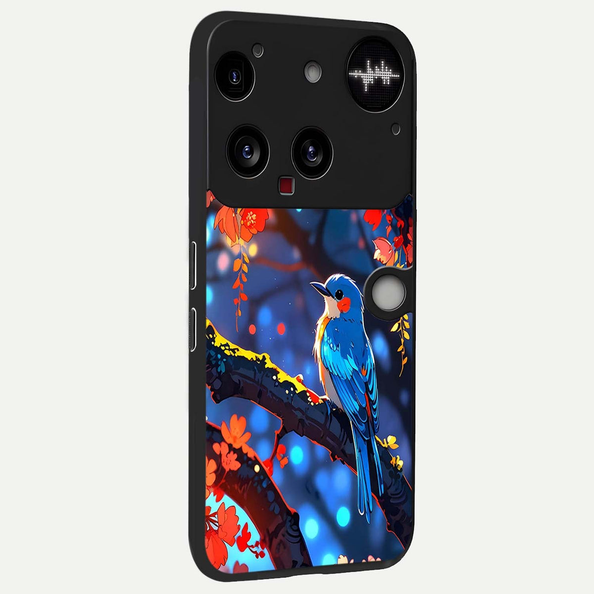  Blooming Water Drift back cover For Nothing Phone 3 slim fit glass case with vibrant aesthetic design
