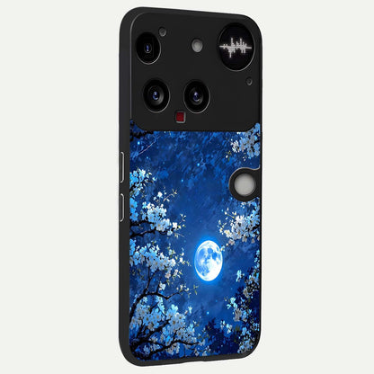  Blossom Moonlight Sky back cover For Nothing Phone 3 slim fit glass case with vibrant aesthetic design