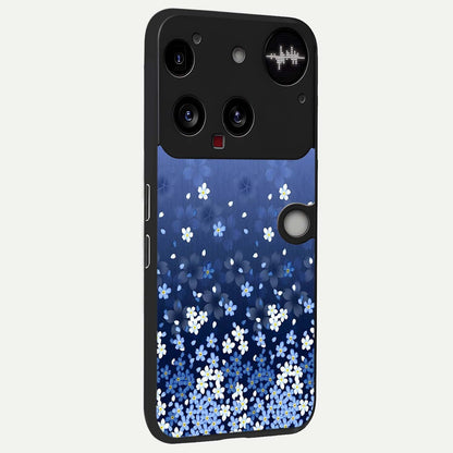  Blue Starry back cover For Nothing Phone 3 slim fit glass case with vibrant aesthetic design